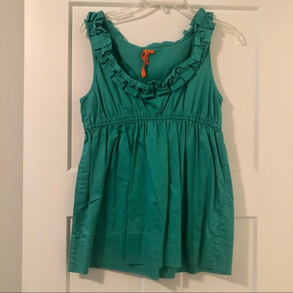 BCBGeneration Tops - BCBG ruffle neck tank top